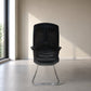 Fixed Back Office Chair 61*60*100 cm - Black - 717-2