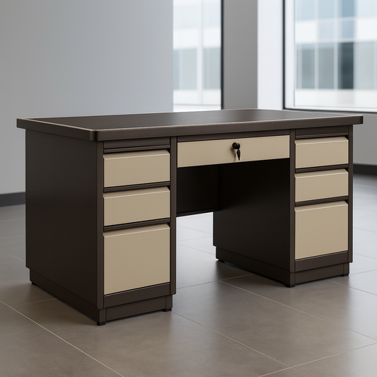 Desk 150 x 70 x 75 cm - brown - AZ111348
