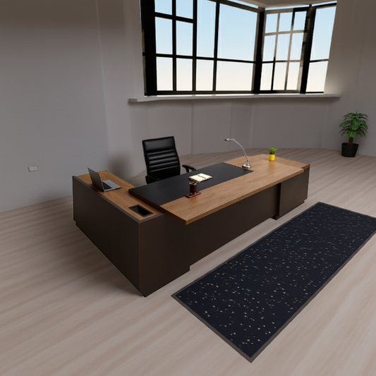 Desk 75*180*80 CM - Brown - AZ1201360