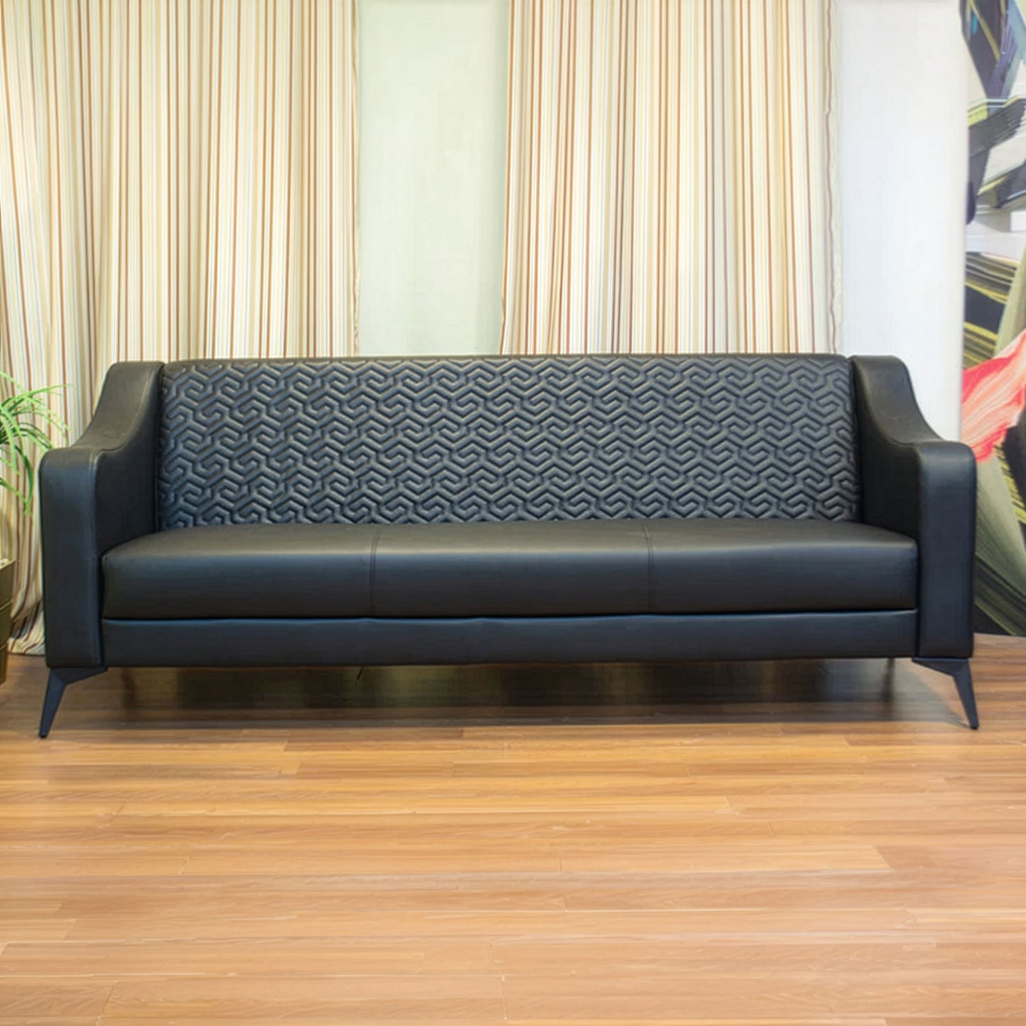 Office Sofa Set – Black - BESAN