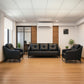 Office Sofa Set – Black - RIYADH