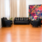 Office Sofa Set – Black - RIYADH