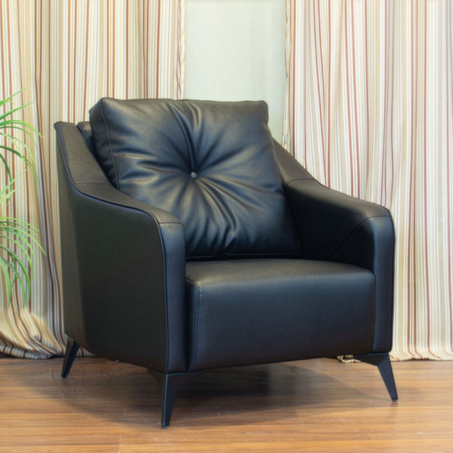 Office Sofa Set – Black - RIYADH