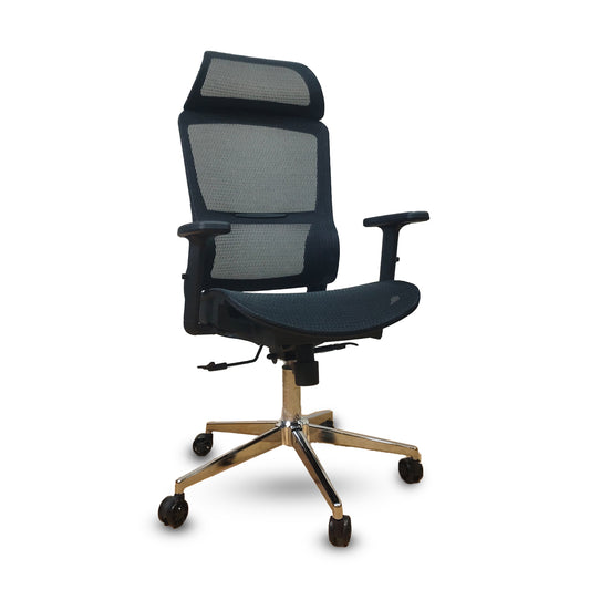 كرسي مكتب ظهر عالي 137×64×64 سم - أسود - 834 A-1
