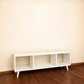 TV Table, 140 × 35 × 45 cm - White - AZ30076