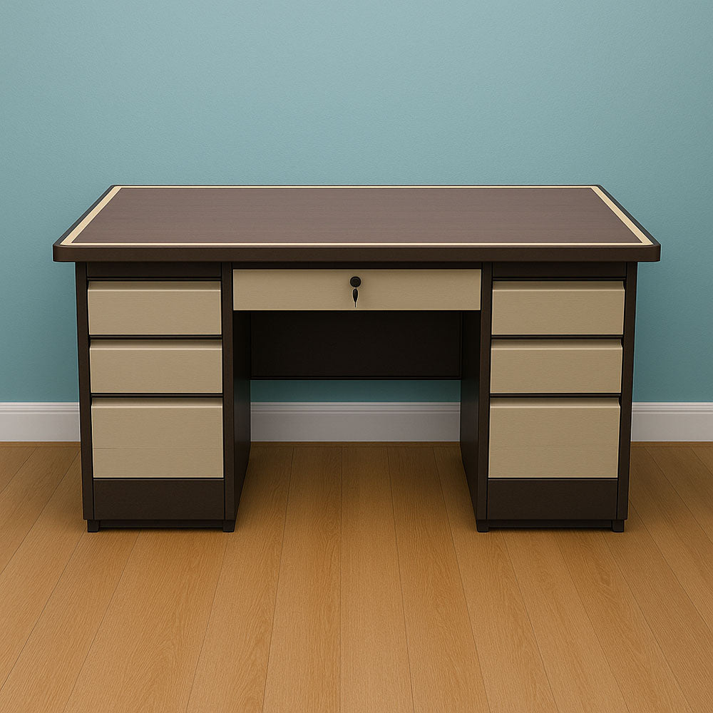 Desk 150 x 70 x 75 cm - brown - AZ111348