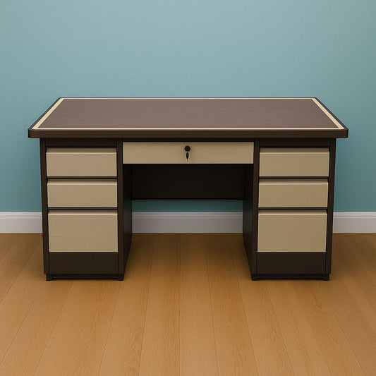 Desk 150 x 70 x 75 cm - brown - AZ111348