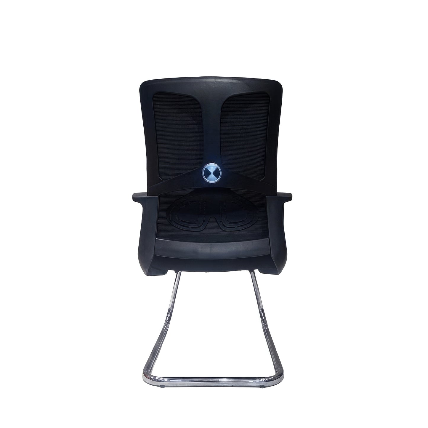 Fixed Back Office Chair 66*64*100 cm - Black - A859