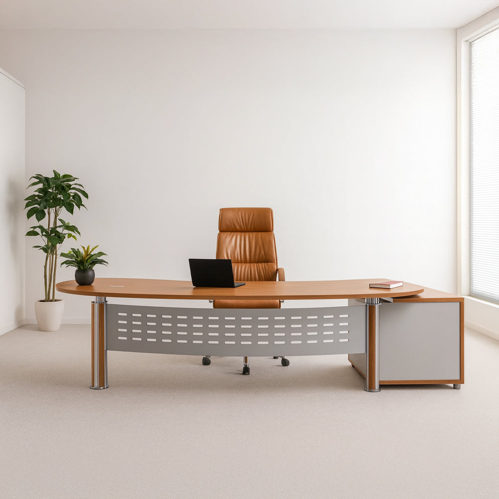 Desk 75*200*80 CM - Brown - AZ12096