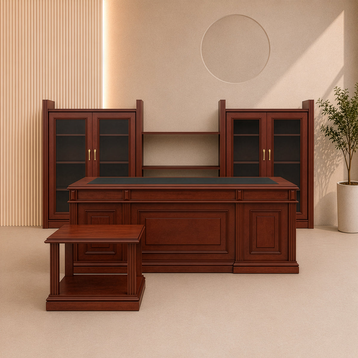 مكتب 200×80×75 سم - بني - AZ50007