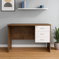 Desk 140 x 70 x 70 - Brown and White - AZ1007