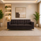 Modern Sofa Set 3 Pieces (MDF and Musky Wood) – Color: Brown – izel