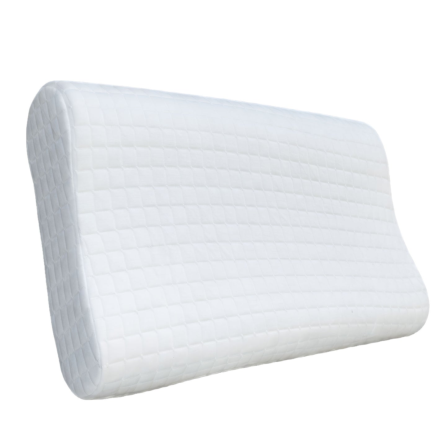 Curvy Memory Foam Pillow - 60*40 cm - White - AZ50065