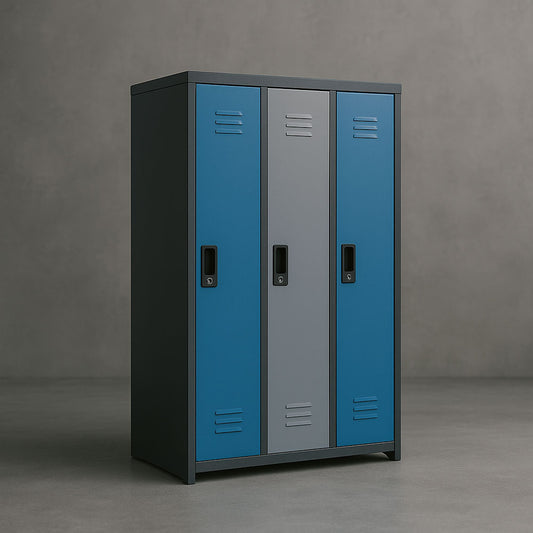 Locker cabinet  180 x 120 x 40 cm - blue - AZ111357