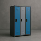 Locker cabinet  180 x 120 x 40 cm - blue - AZ111357
