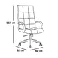 High-back executive CHAIR 118*62*62 CM - BLACK - GL-304