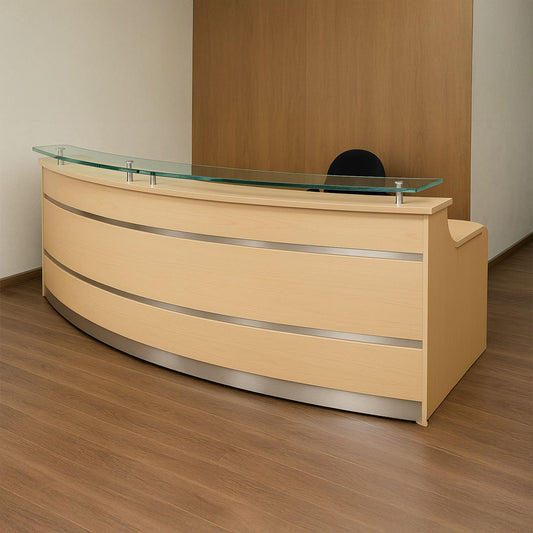 Reception Table 115 x 180 x 60 cm - Wooden - AZ111304