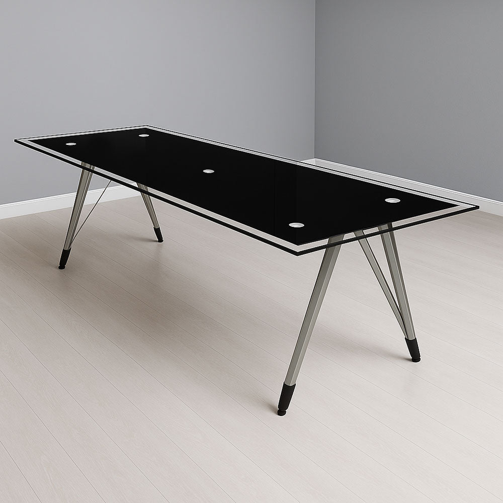 Meeting table 240 x 120 x 75 cm - Black - AZ111250