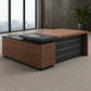 Desk 75*200*80 CM - Brown - AZ120105