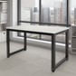 Desk 75 x 220 x 80 cm - White - AZ11174
