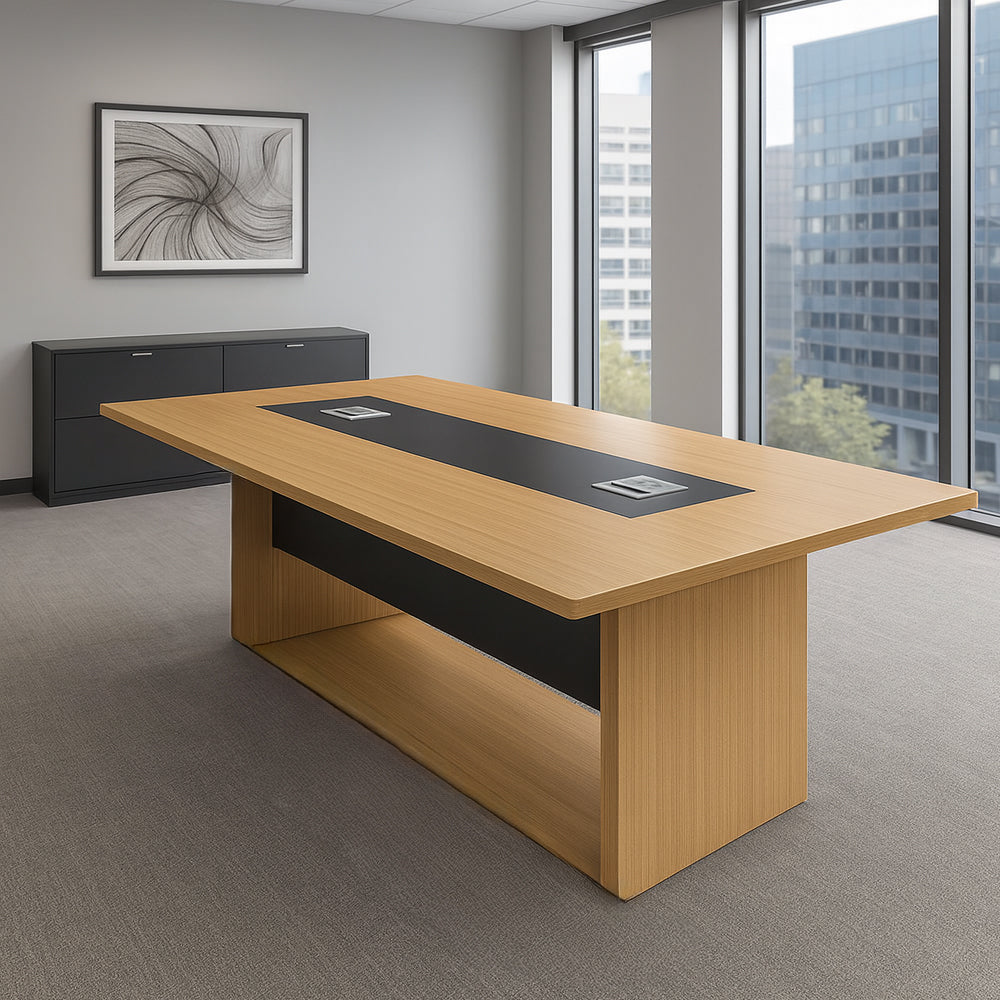 Meeting table 240 x 120 x 75 cm - Wooden - AZ111255