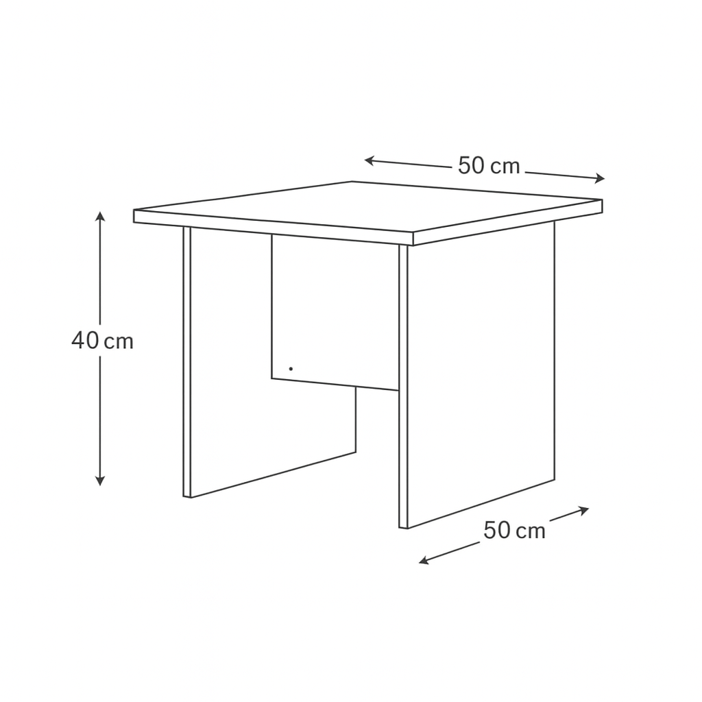 مكتب 50×50×40 سم - خشبي - AZ111322