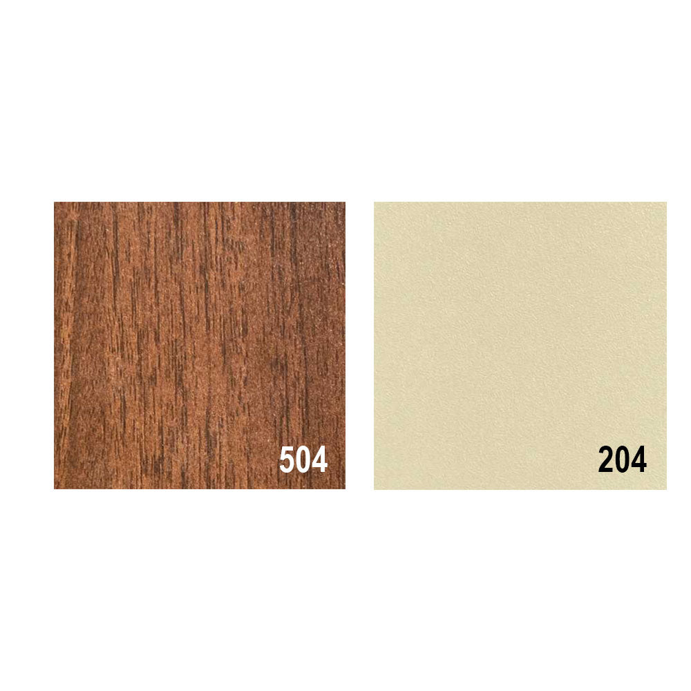 مكتب 200×160×75 سم + سايد – بني وبيج – AZ120134
