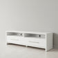 طاولة تلفزيون، 100 × 30 × 45 سم – أبيض – AZ30029