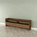 طاولة تلفزيون، 160 × 30 × 50 سم – بني – AZ30033