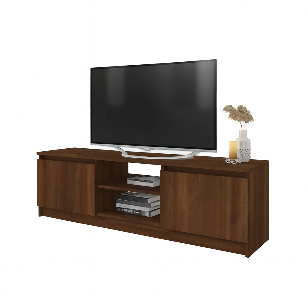 طاولة تلفزيون، 120 × 30 × 40 سم – بني – AZ30034