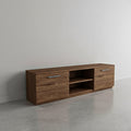 طاولة تلفزيون، 160 × 30 × 45 سم – بني – AZ30035