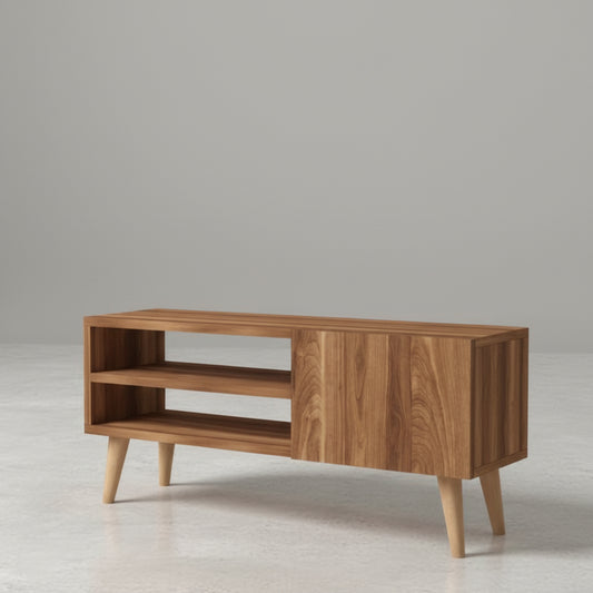 طاولة تلفزيون، 90 × 30 × 40 سم – بني – AZ30036