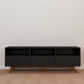 TV Table, 150 × 40 × 55 cm - Black and Brown - AZ30038