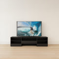 طاولة تلفزيون، 150 × 40 × 55 سم – أسود – AZ30042