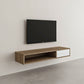TV Table, 120 × 40 × 40 cm - Wooden and White - AZ30043