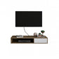 TV Table, 120 × 40 × 40 cm - Wooden and White - AZ30043