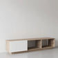 طاولة تلفزيون 160 × 35 × 45 سم – أبيض – AZ30048