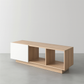 طاولة تلفزيون 160 × 35 × 45 سم – أبيض – AZ30048