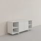 طاولة تلفزيون 120 × 35 × 52 سم – أبيض – AZ30049