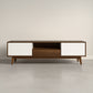 طاولة تلفزيون 180 × 30 × 45 سم – بني وأسود – AZ30052
