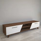 TV Table, 180 × 38 × 50 cm - Brown and White - AZ30057
