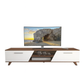 TV Table, 180 × 38 × 50 cm - Brown and White - AZ30057