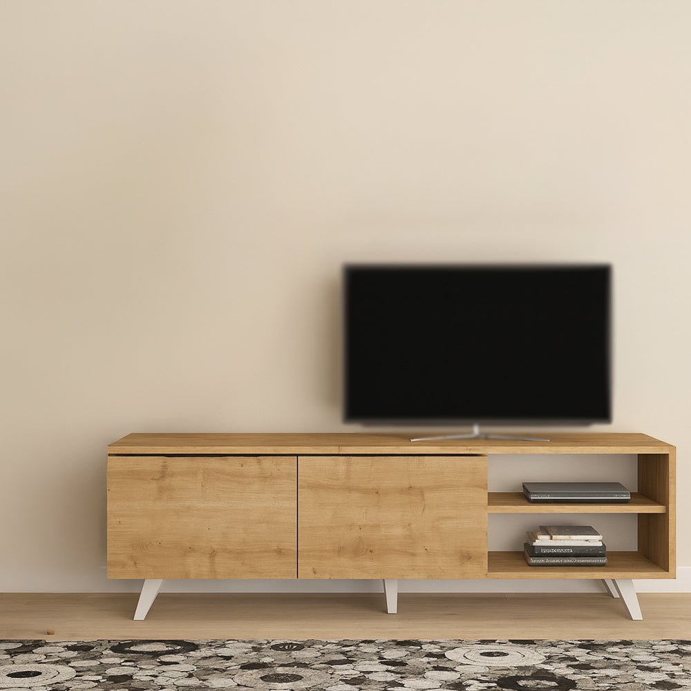 طاولة تلفزيون 160 × 35 × 45 سم – خشبي – AZ3006