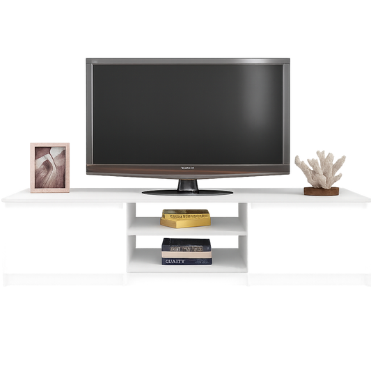 TV Table, 160 × 40 × 40 cm - White - AZ30062
