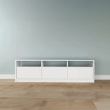 طاولة تلفزيون، 160 × 30 × 45 سم - أبيض - AZ30063