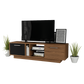 TV Table, 140 × 30 × 40 cm - Brown and Black - AZ30019
