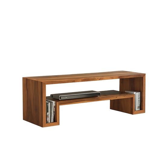 طاولة تلفزيون 120 × 30 × 45 سم – بني – AZ30020