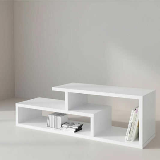 TV Table, 120 × 30 × 45 cm - White - AZ30026