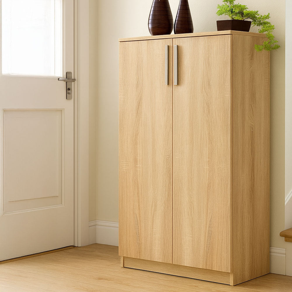 Shoe Cabinet, 80 × 40 × 120 cm - Wooden - AZ40019