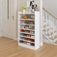 Shoe Cabinet, 80 × 30 × 120 cm - White - AZ40021